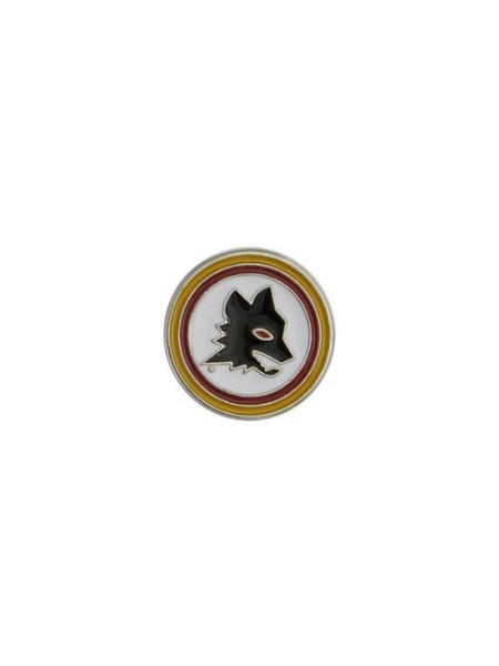 Distintivo smaltato rotondo lupa AS ROMA